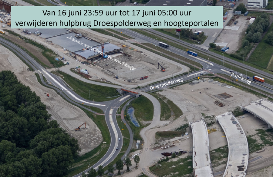 Bericht Hulpbrug Droespolderweg in nacht van 16 juni verwijderd bekijken
